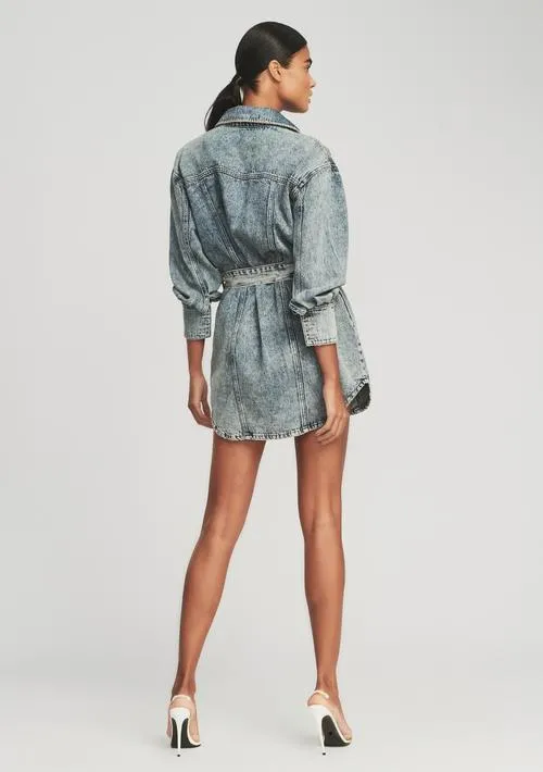 Retrofete ODETTE SHIRTDRESS -oceanside