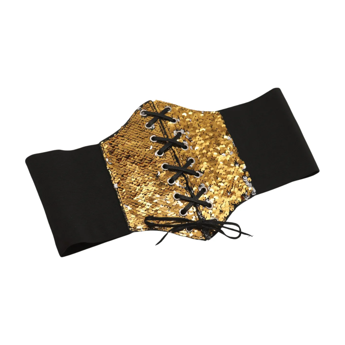 Reversible Gold & Silver Sequin Corset