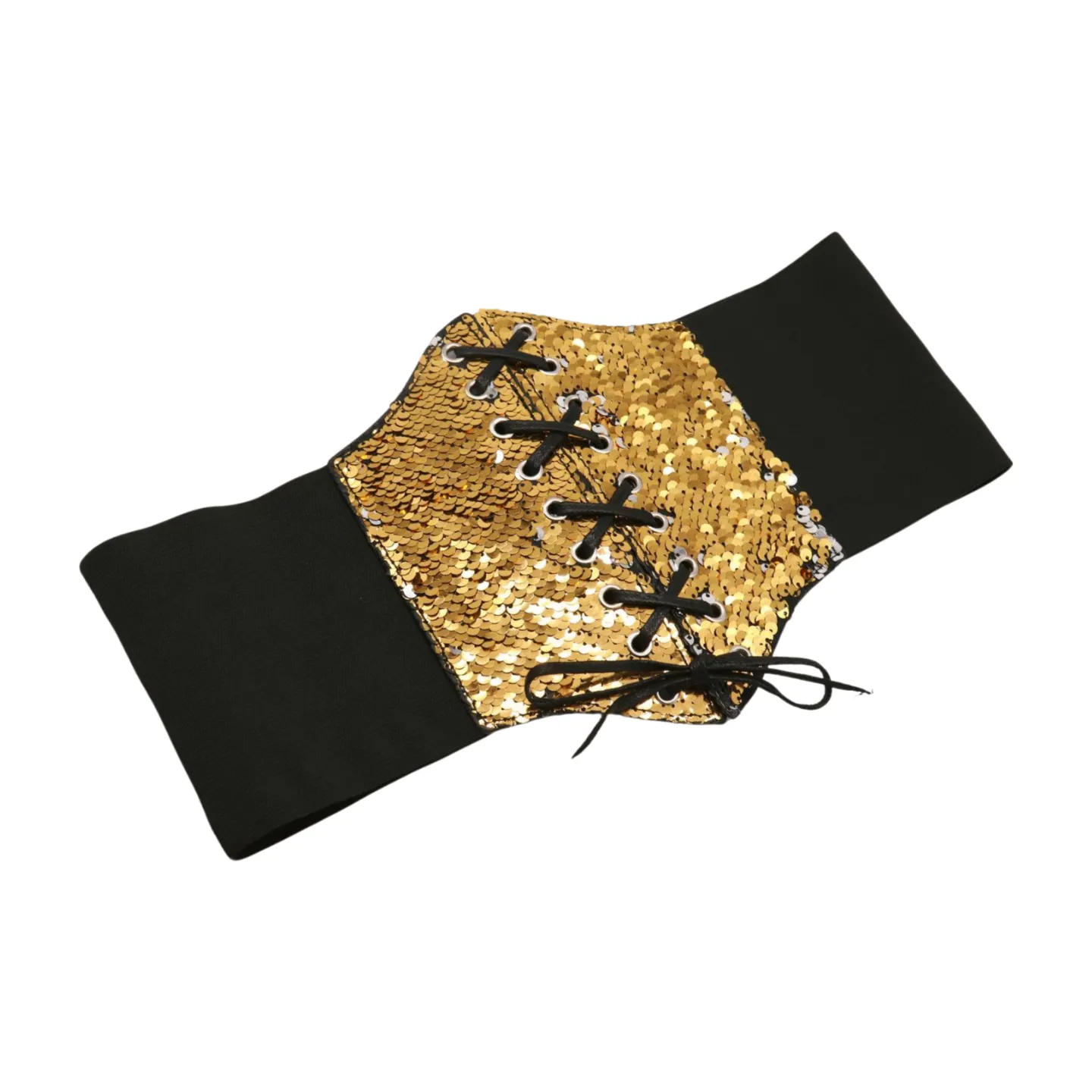 Reversible Gold & Silver Sequin Corset