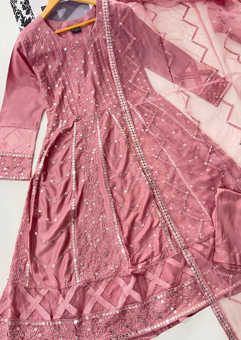 RGZ1402 Readymade Pink Linen Dress