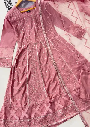 RGZ1402 Readymade Pink Linen Dress