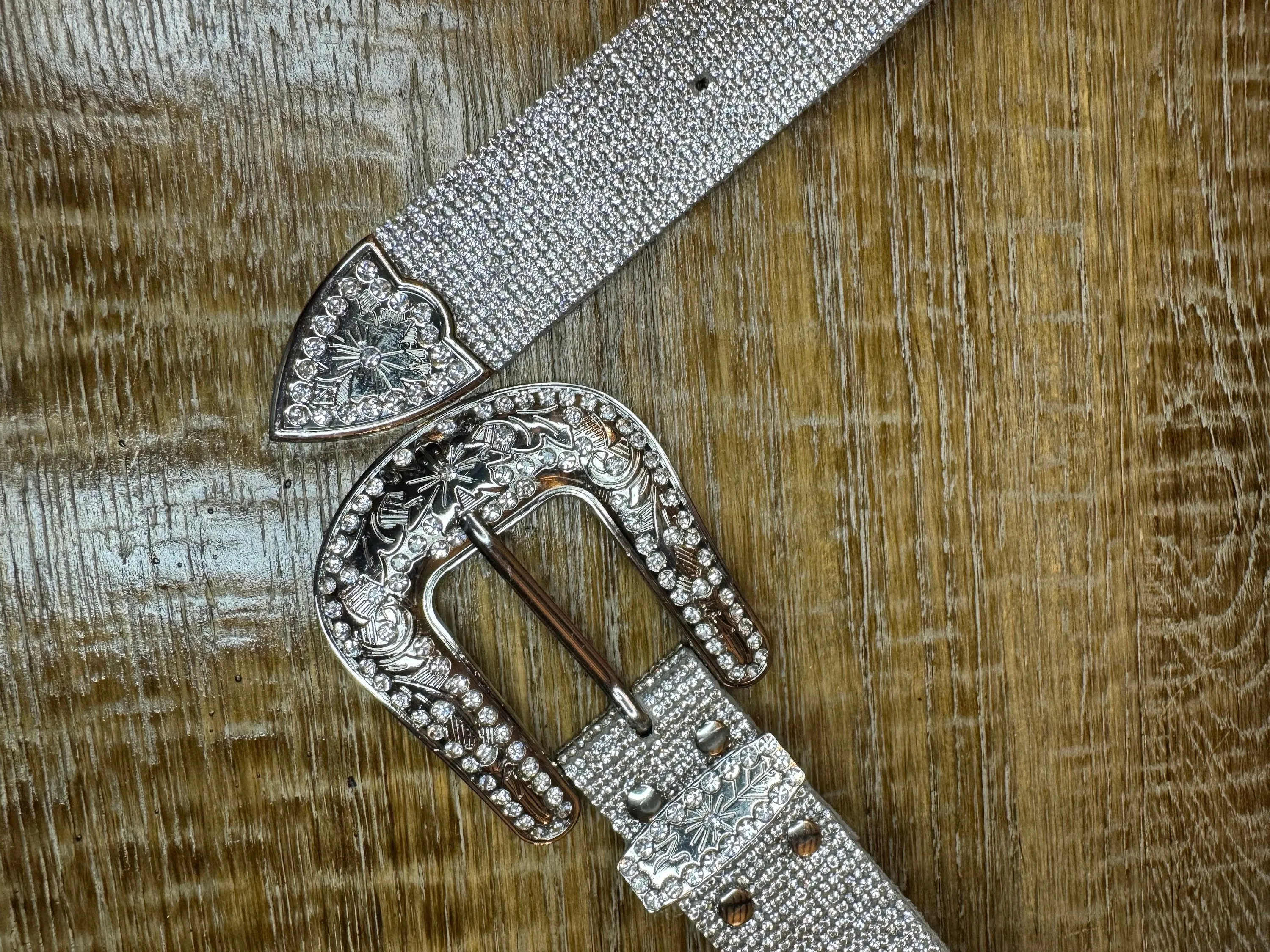 Rhinestone Belt, Diamanté Belt, Small, Medium, Large, Jeans Belt, Fan Design, Fan Collection, Silver Jewel Belt, Fashion Accessory, 1.5”Wide