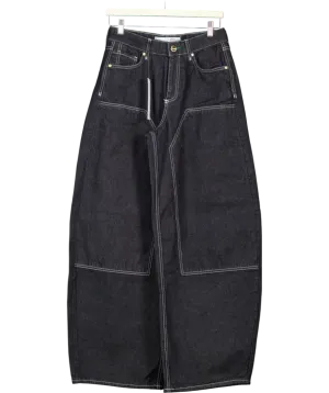 River Island Blue Carpenter Barrel Jeans In Indigo UK 8