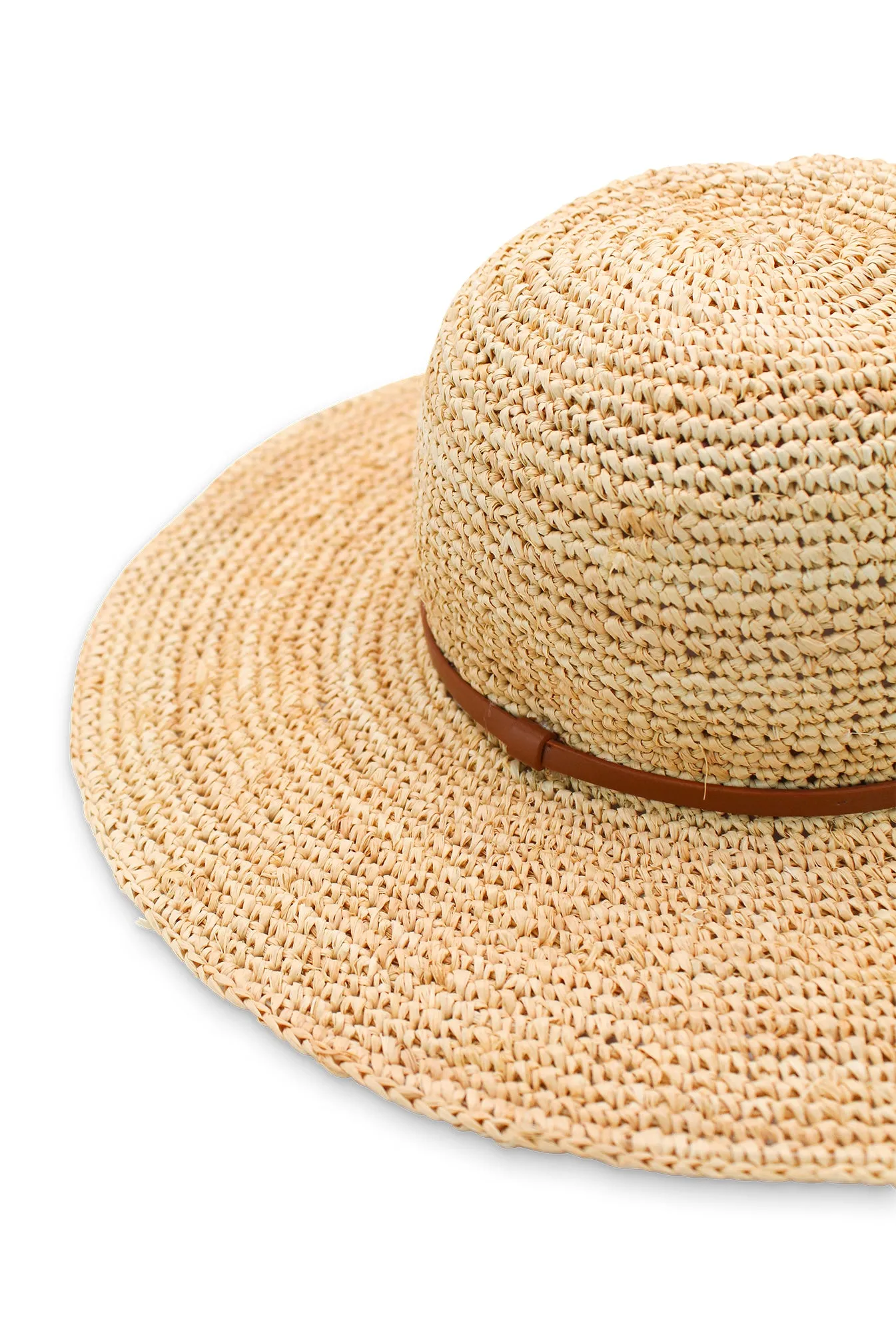 Rosalie Floppy Hat in Brown