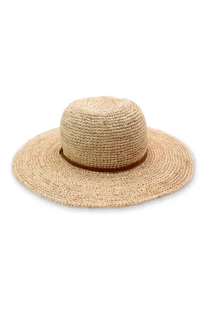 Rosalie Floppy Hat in Brown
