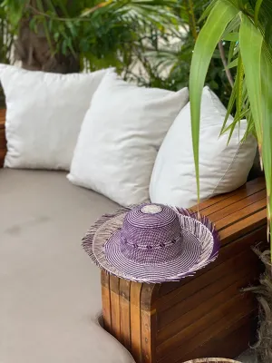 Round Top Fringe Palm Hat