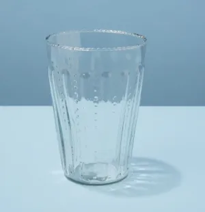 Ruffle Glass Tumbler
