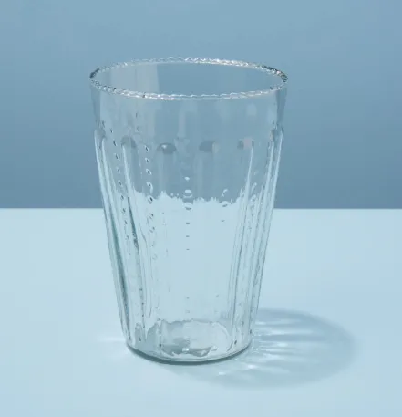 Ruffle Glass Tumbler