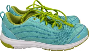 Ryka Women’s Blue/Green Continuum Lace Up Athletic Shoes - 7.5