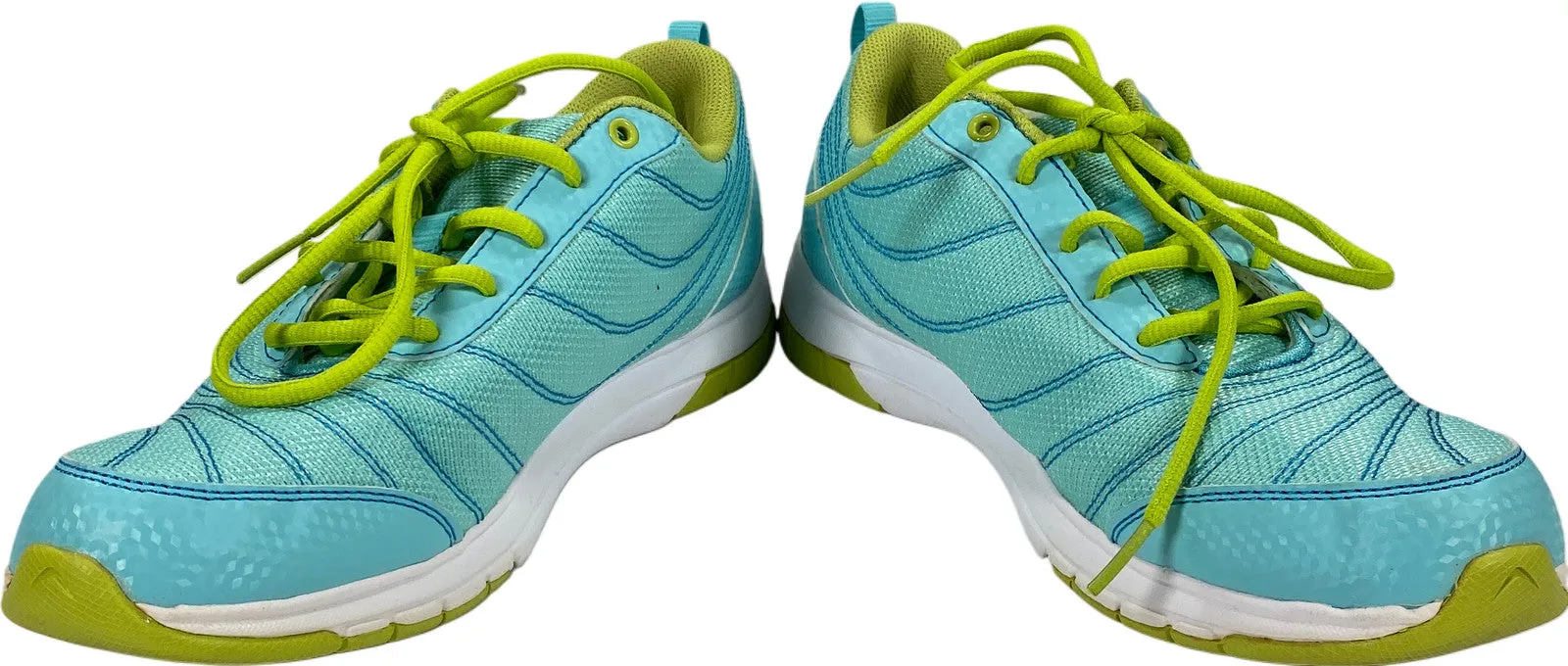 Ryka Women’s Blue/Green Continuum Lace Up Athletic Shoes - 7.5