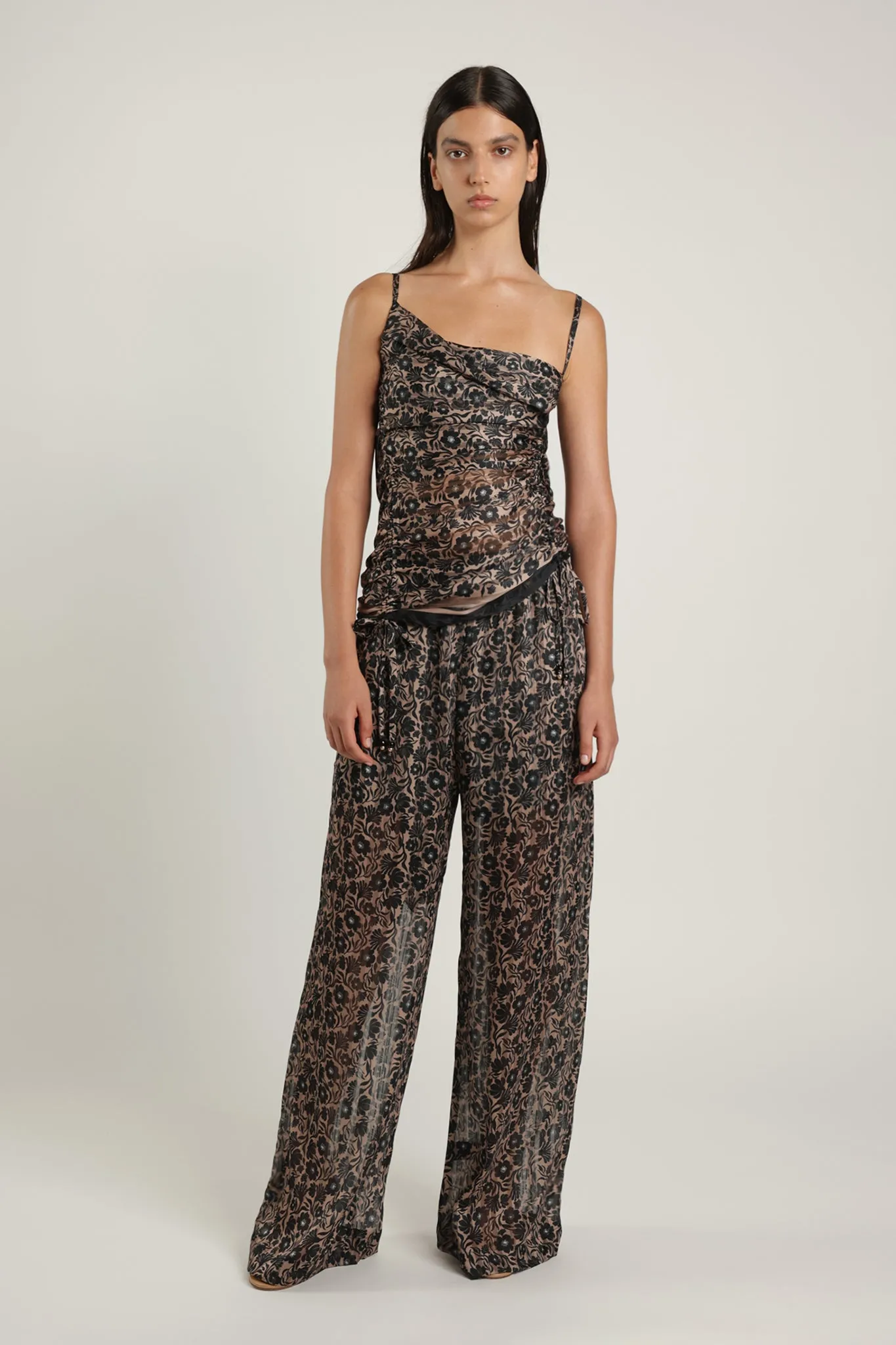 SABINA MUSAYEV Paul Top - Black Print