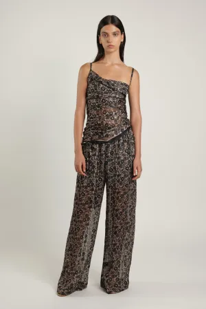SABINA MUSAYEV Paul Top - Black Print
