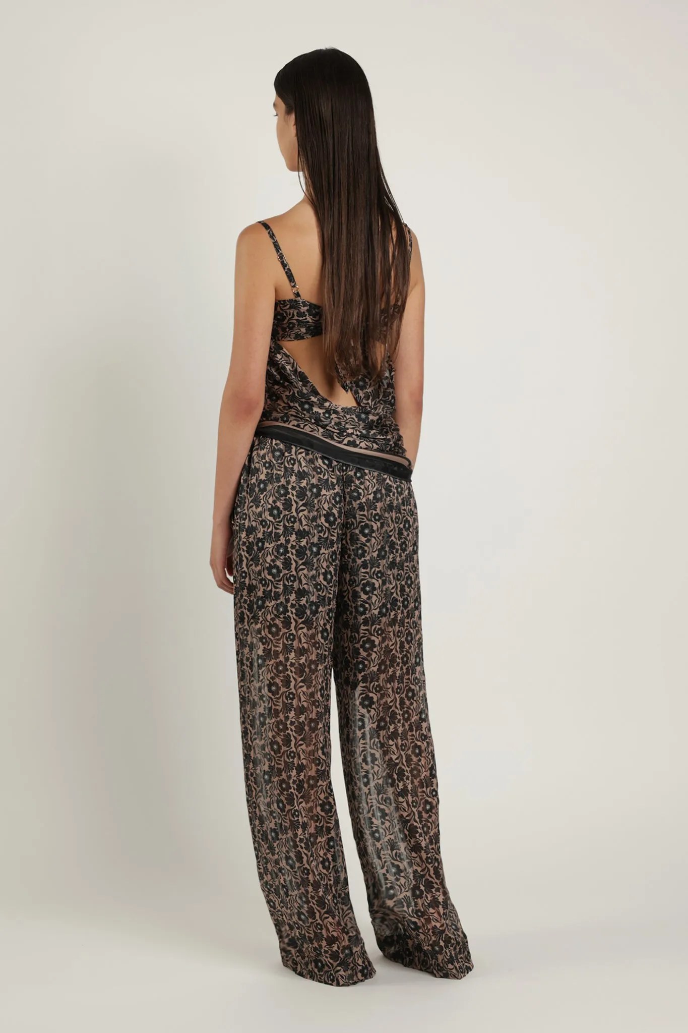 SABINA MUSAYEV Paul Top - Black Print