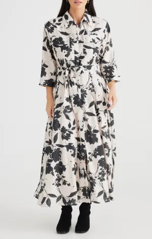 SALE Rossellini Floral Print Shirtdress