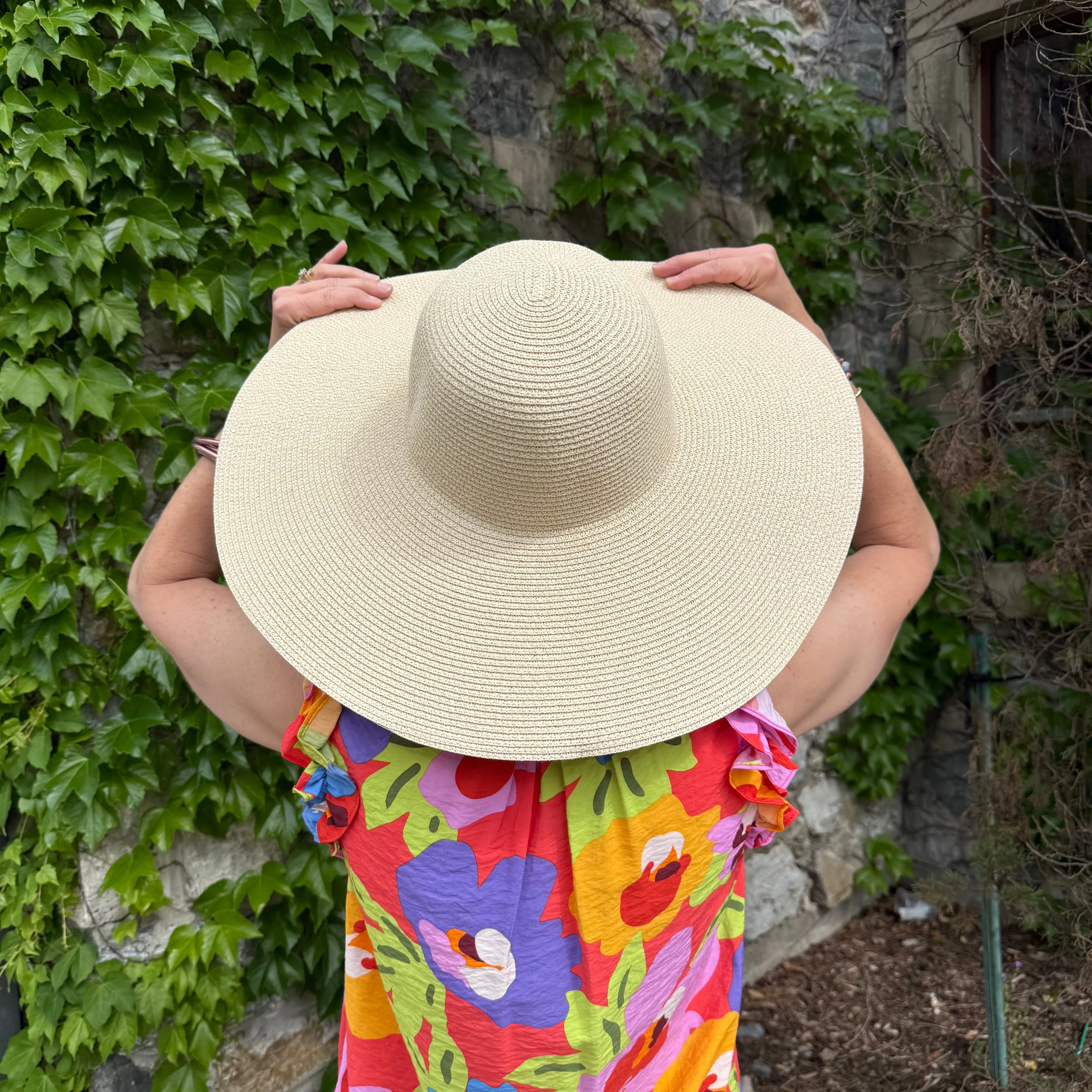 Sammie Straw Floppy Hat