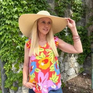 Sammie Straw Floppy Hat