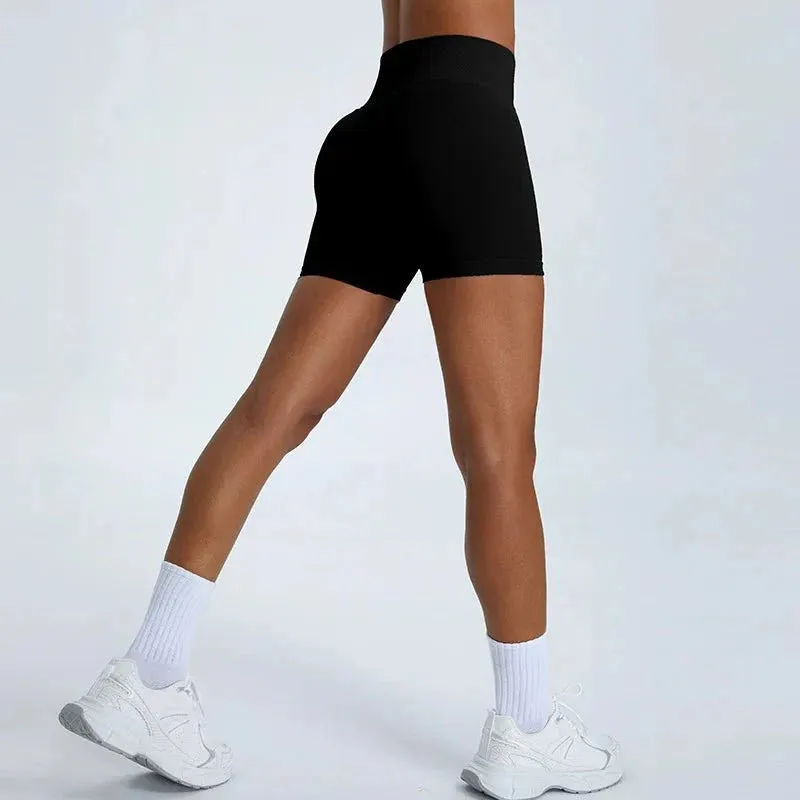 Seamless High Waist Yoga Shorts