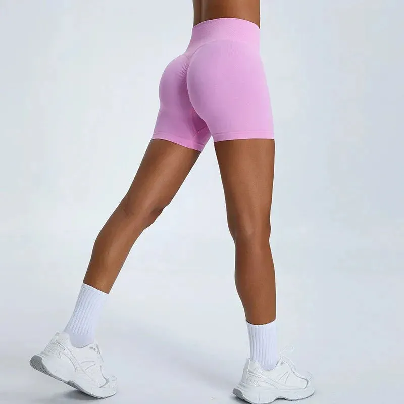 Seamless High Waist Yoga Shorts