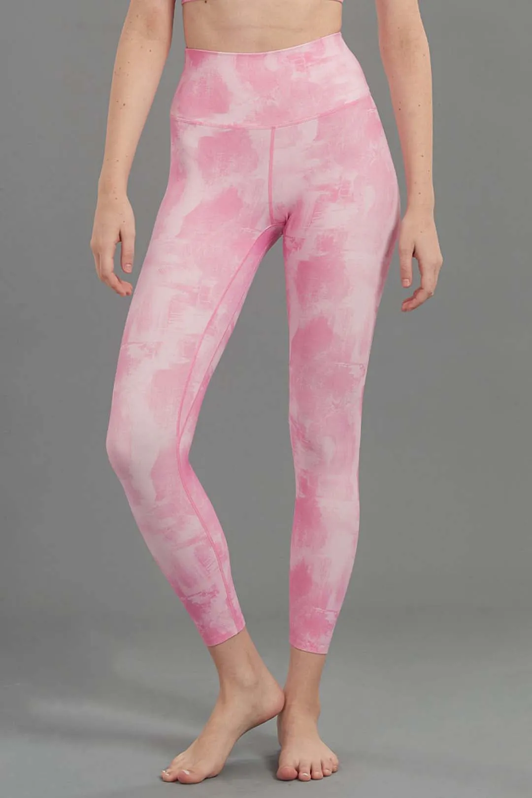 Seamless High-Waisted Tie-Dye Stretchy Legging 25"