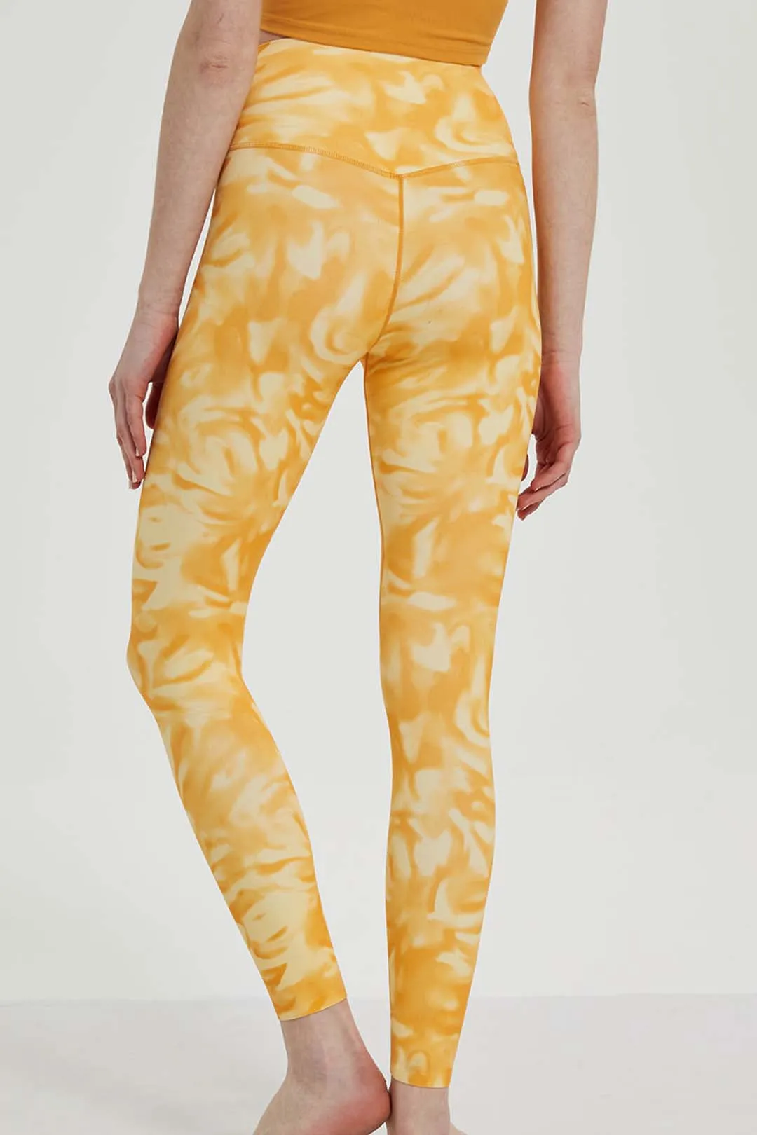 Seamless High-Waisted Tie-Dye Stretchy Legging 25"