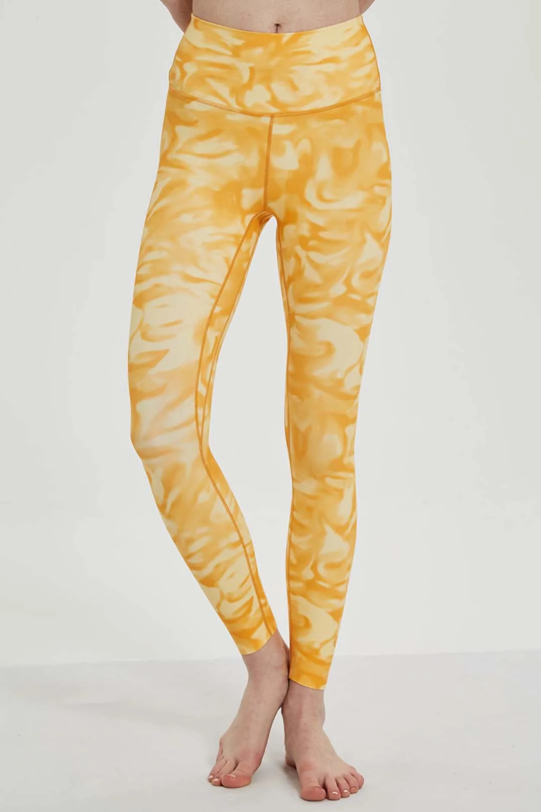Seamless High-Waisted Tie-Dye Stretchy Legging 25"