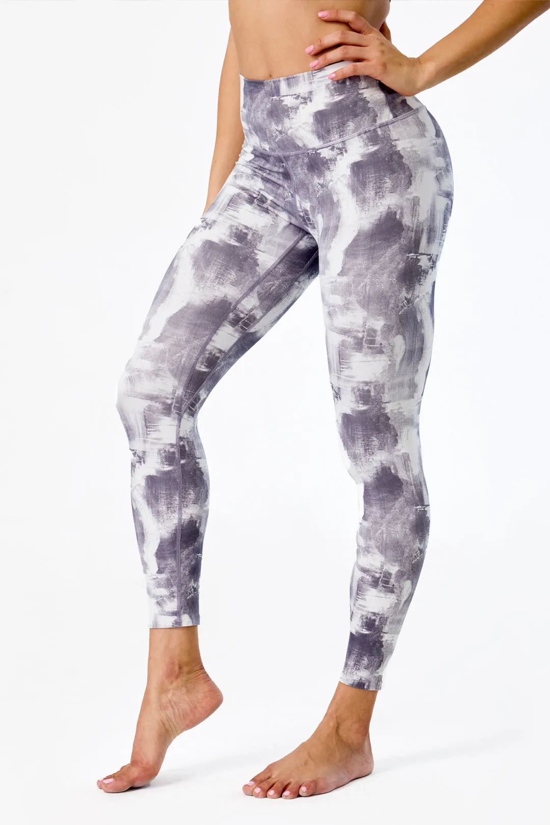 Seamless High-Waisted Tie-Dye Stretchy Legging 25"