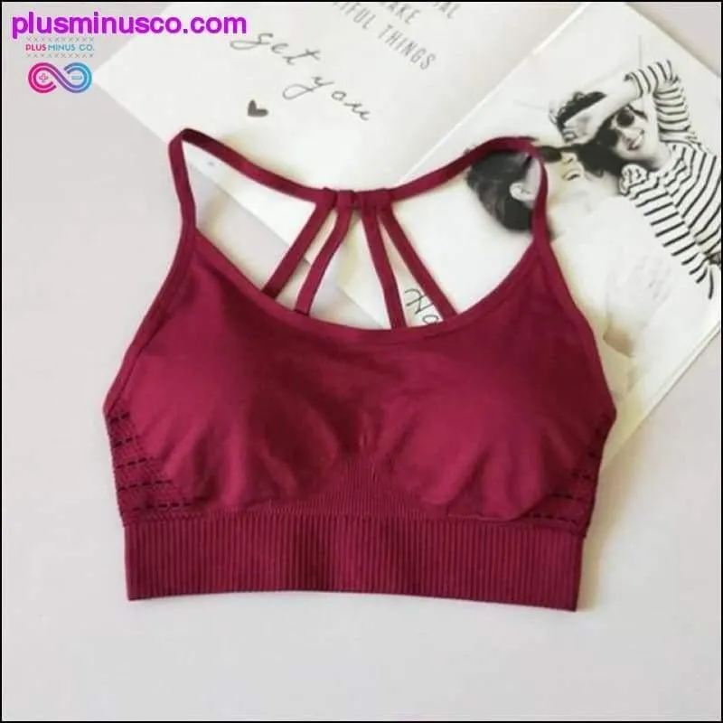 Seamless Sports Bra Active Wear For Fitness Cross Tops