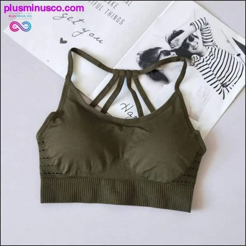 Seamless Sports Bra Active Wear For Fitness Cross Tops