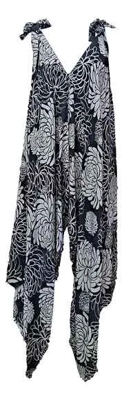 Secret Beach - Bali Jumper - Chrysanthemum - Black and Harbor Mist