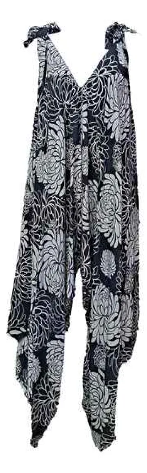 Secret Beach - Bali Jumper - Chrysanthemum - Black and Harbor Mist
