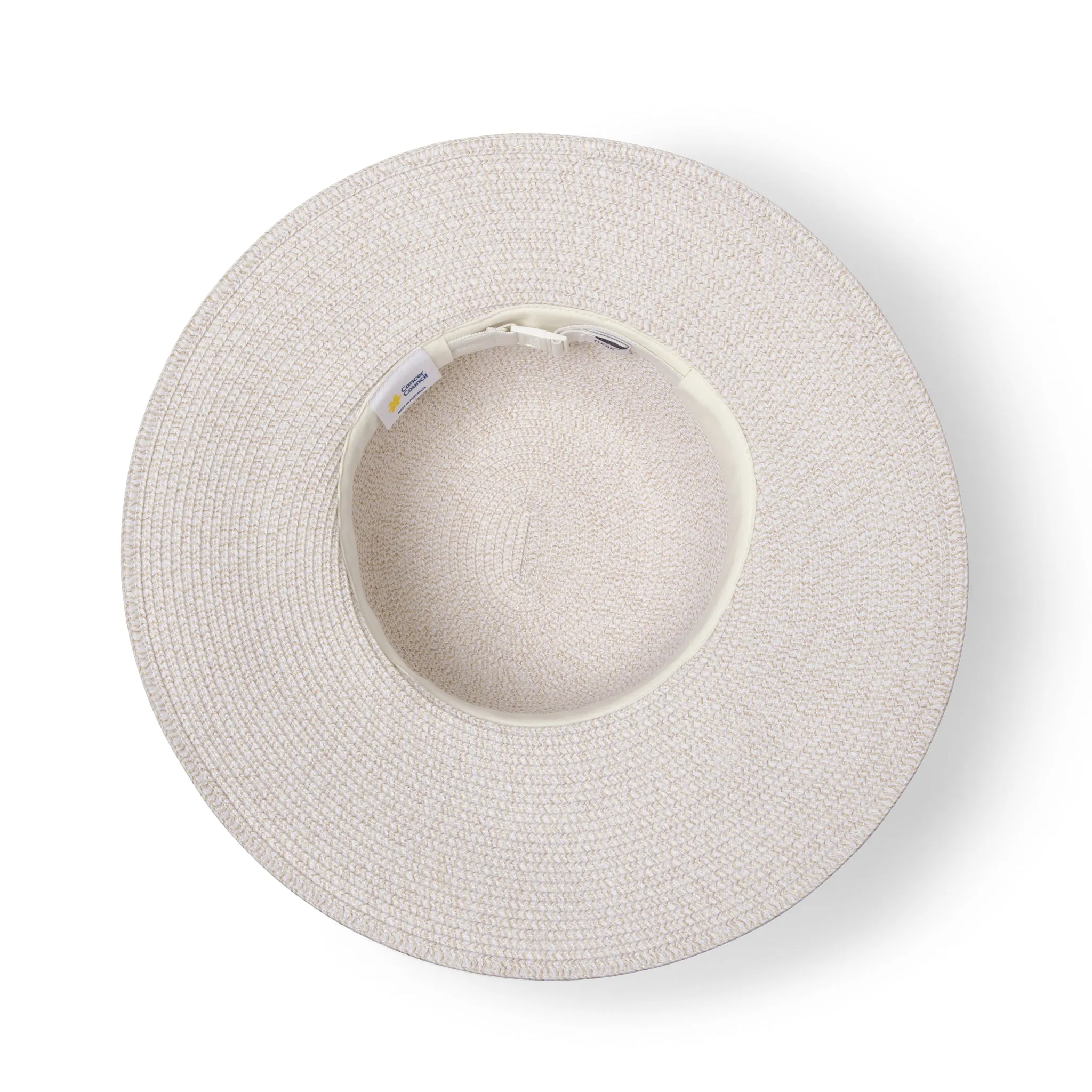 Selena Cloche Hat - Camel/White