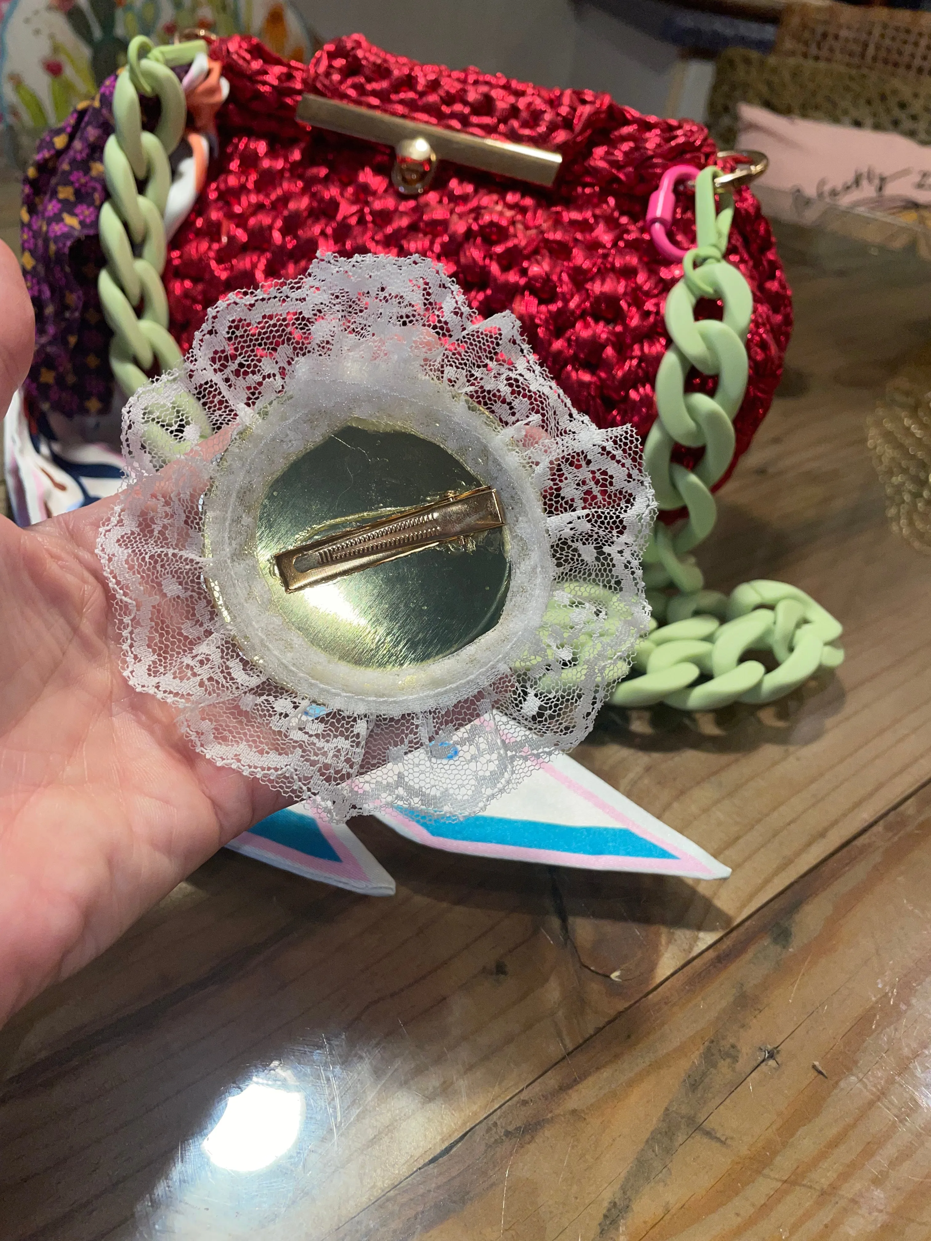 Sexy crochet Clutch