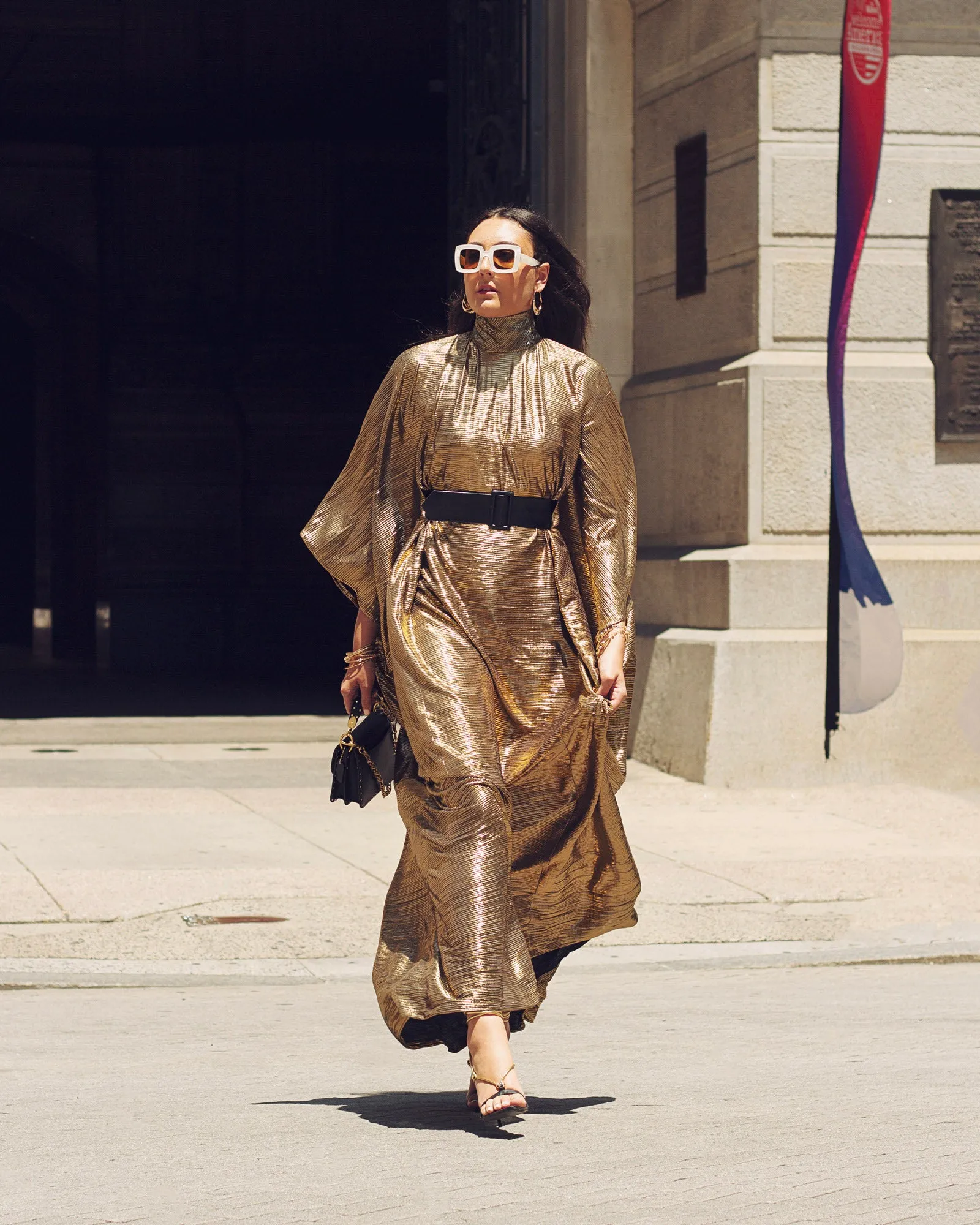 Shakira Maxi Gown - liquid gold