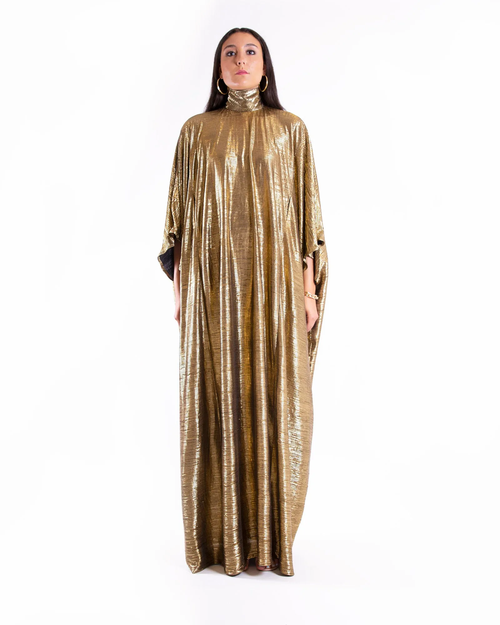 Shakira Maxi Gown - liquid gold