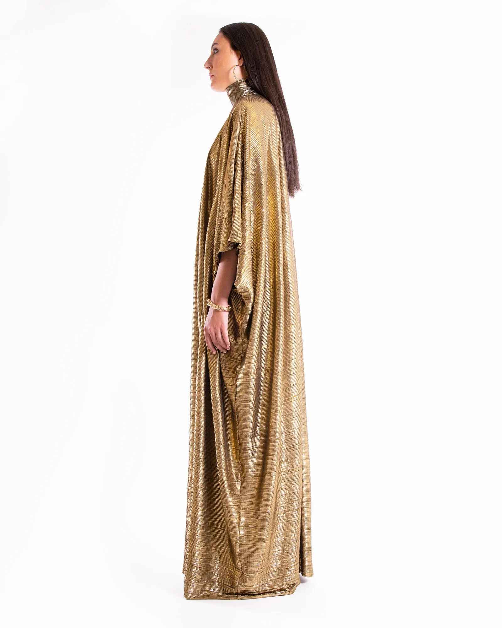 Shakira Maxi Gown - liquid gold