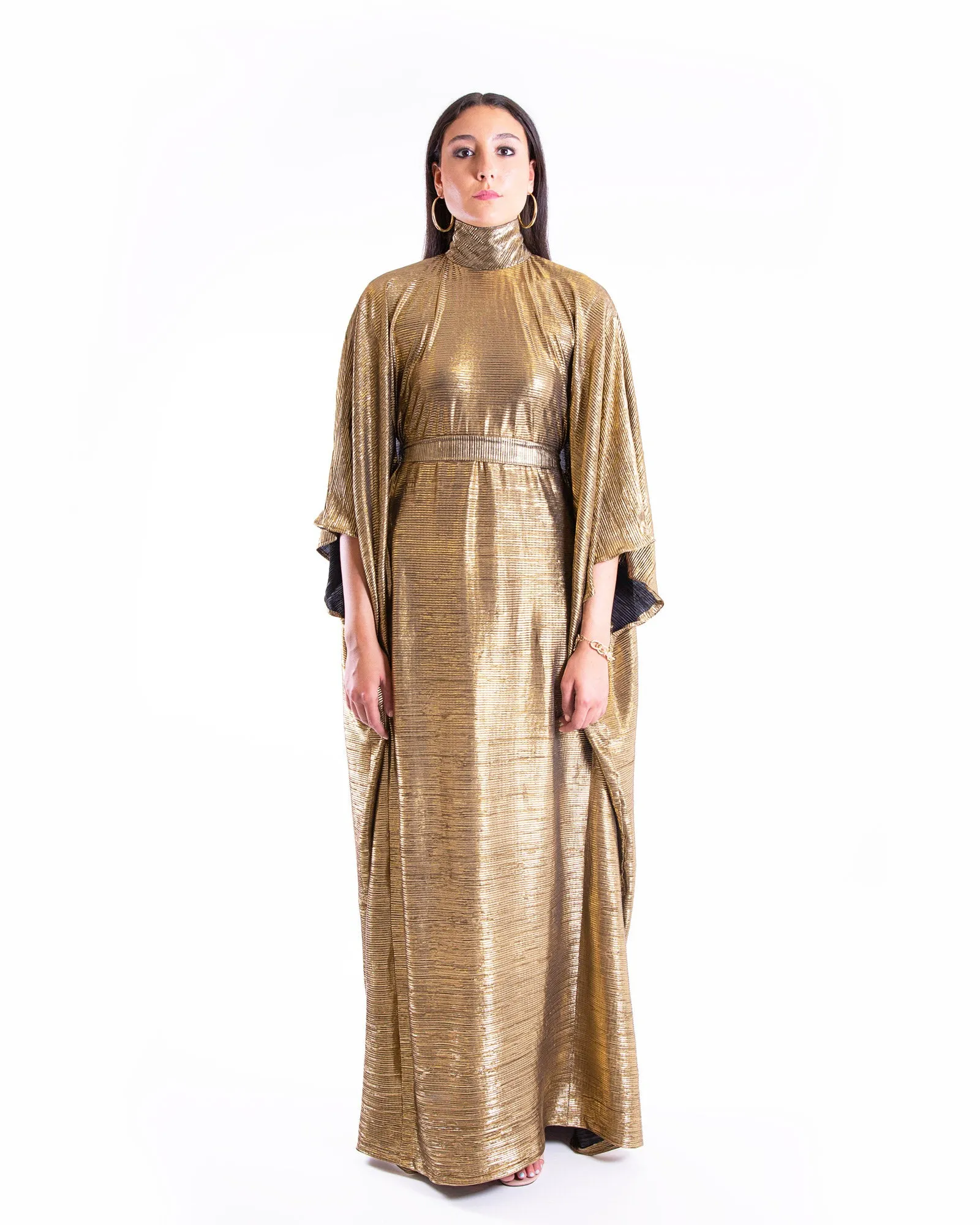 Shakira Maxi Gown - liquid gold
