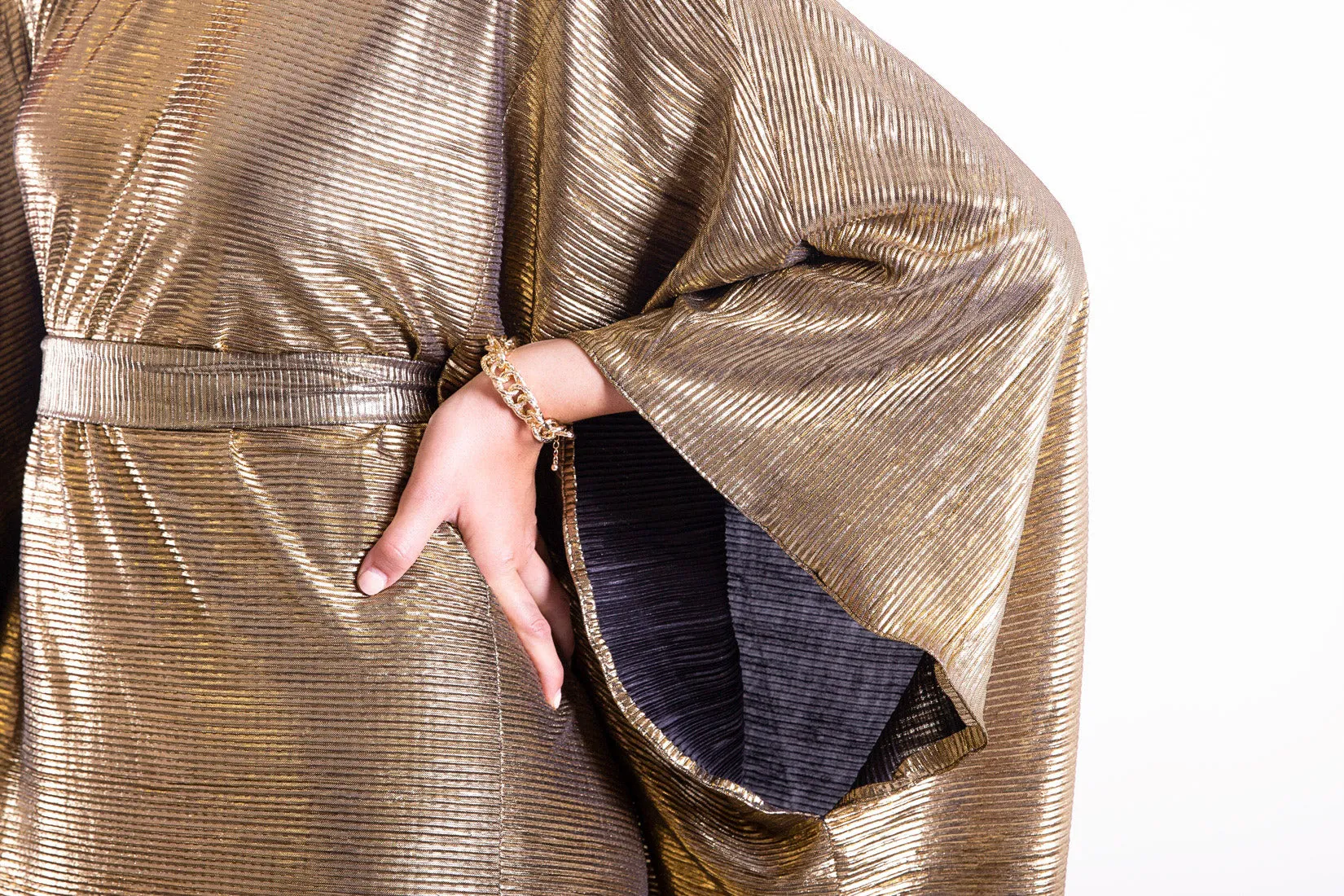 Shakira Maxi Gown - liquid gold