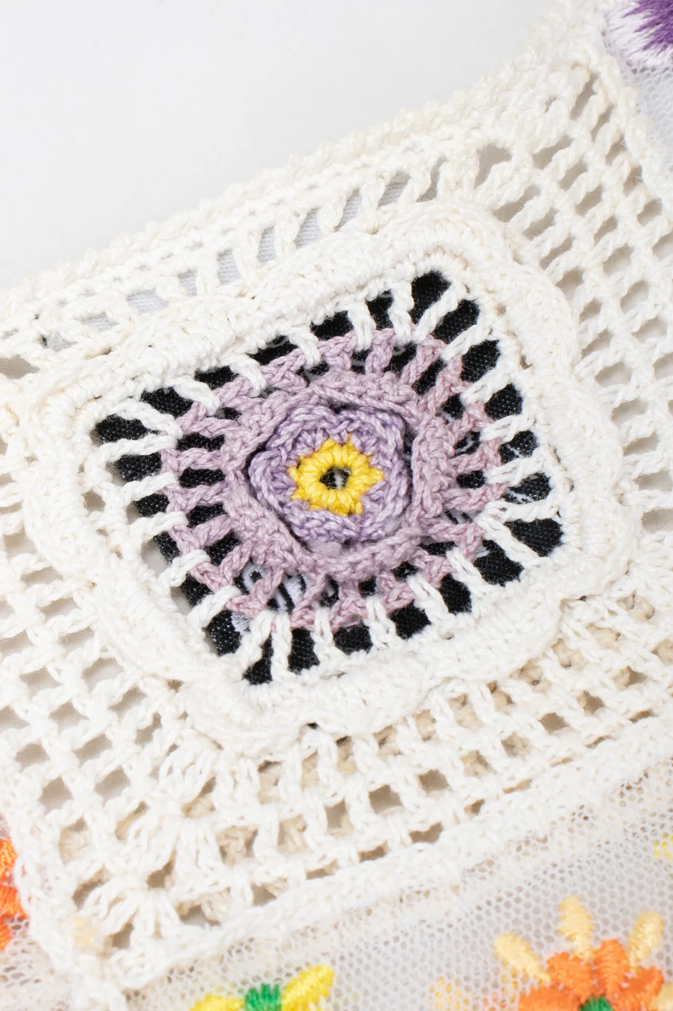 Sheer Flower Child Crochet Top