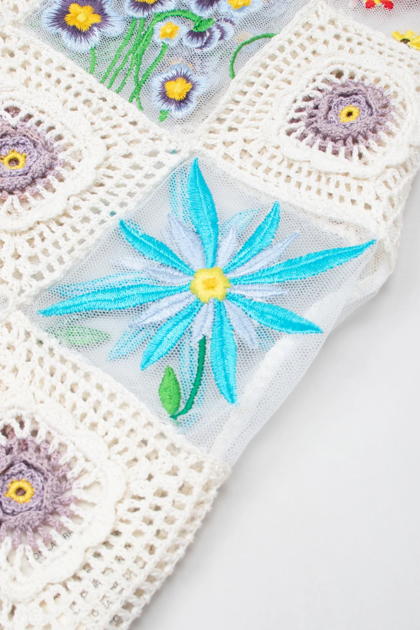 Sheer Flower Child Crochet Top