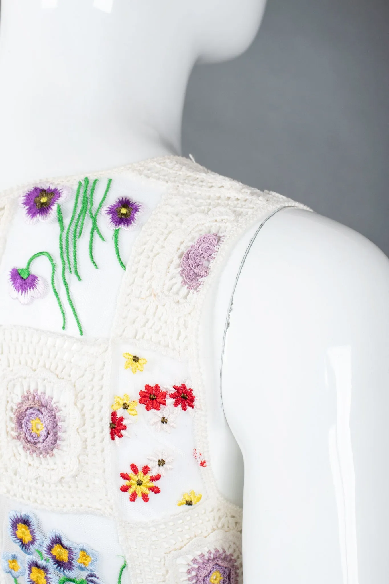 Sheer Flower Child Crochet Top