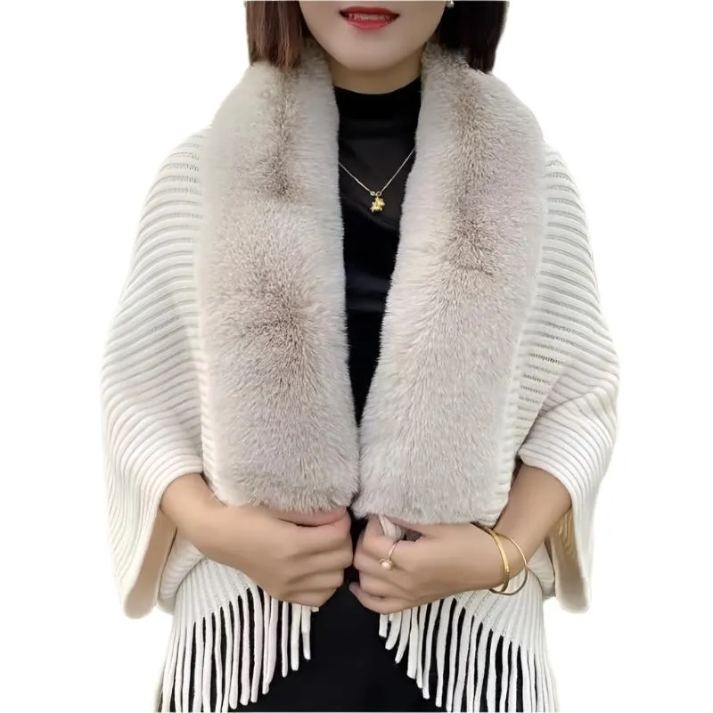 Sheila – Cozy Poncho Scarf Cardigan for Women
