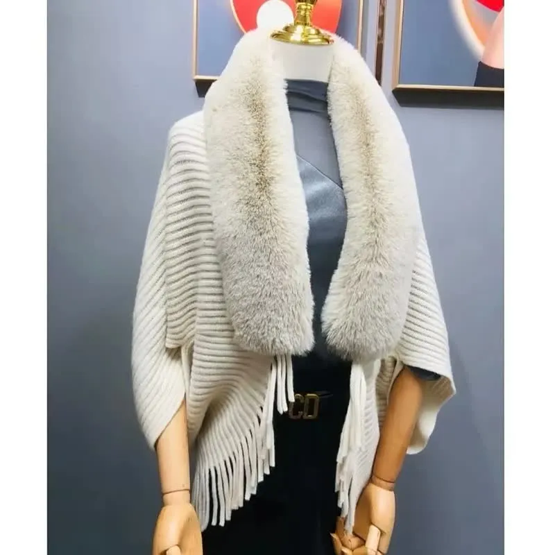 Sheila – Cozy Poncho Scarf Cardigan for Women