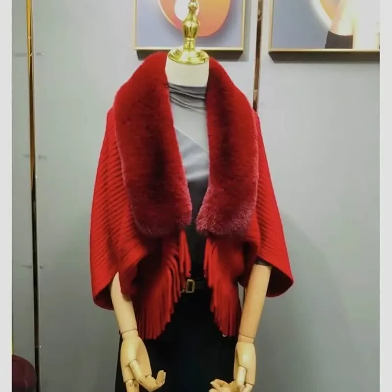 Sheila – Cozy Poncho Scarf Cardigan for Women