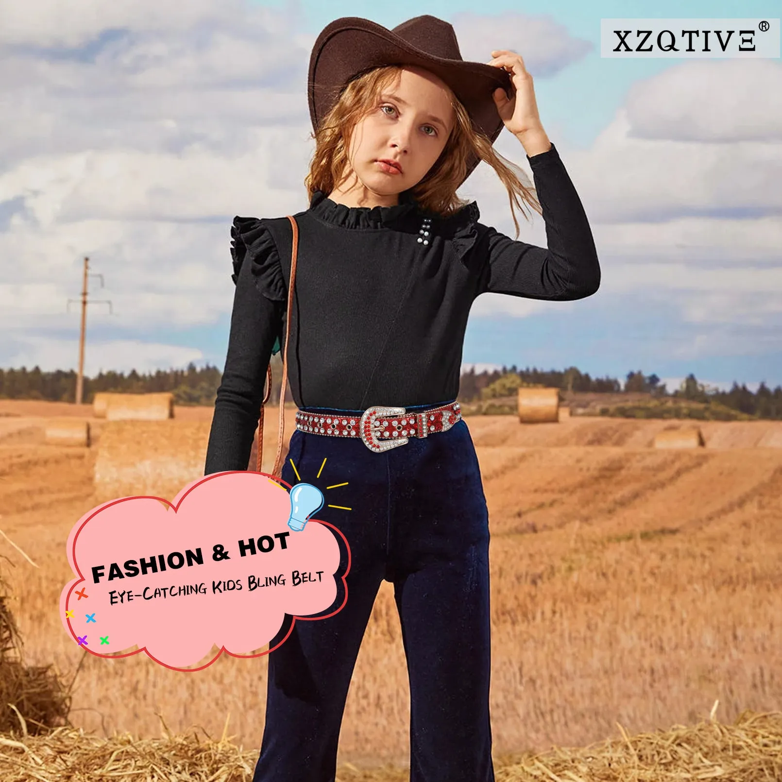 Shiny Crystal Rhinestone inlaid Women Men Unisex Belt Diamond Studded Western Cowboy Designer Belt