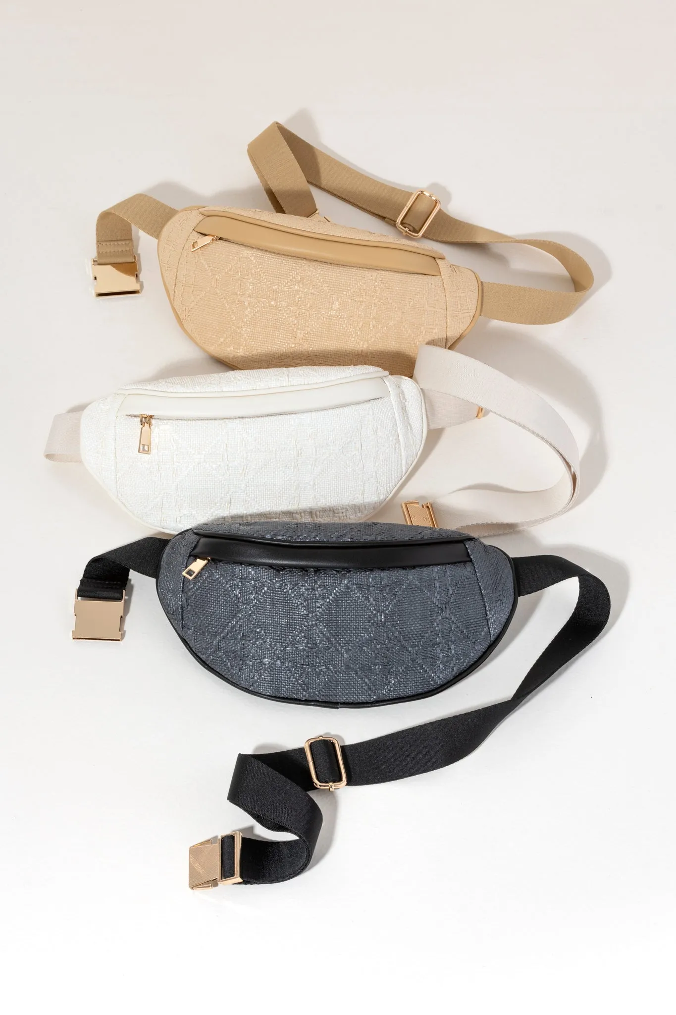 Shiraleah Adrienne Belt Bag, Black