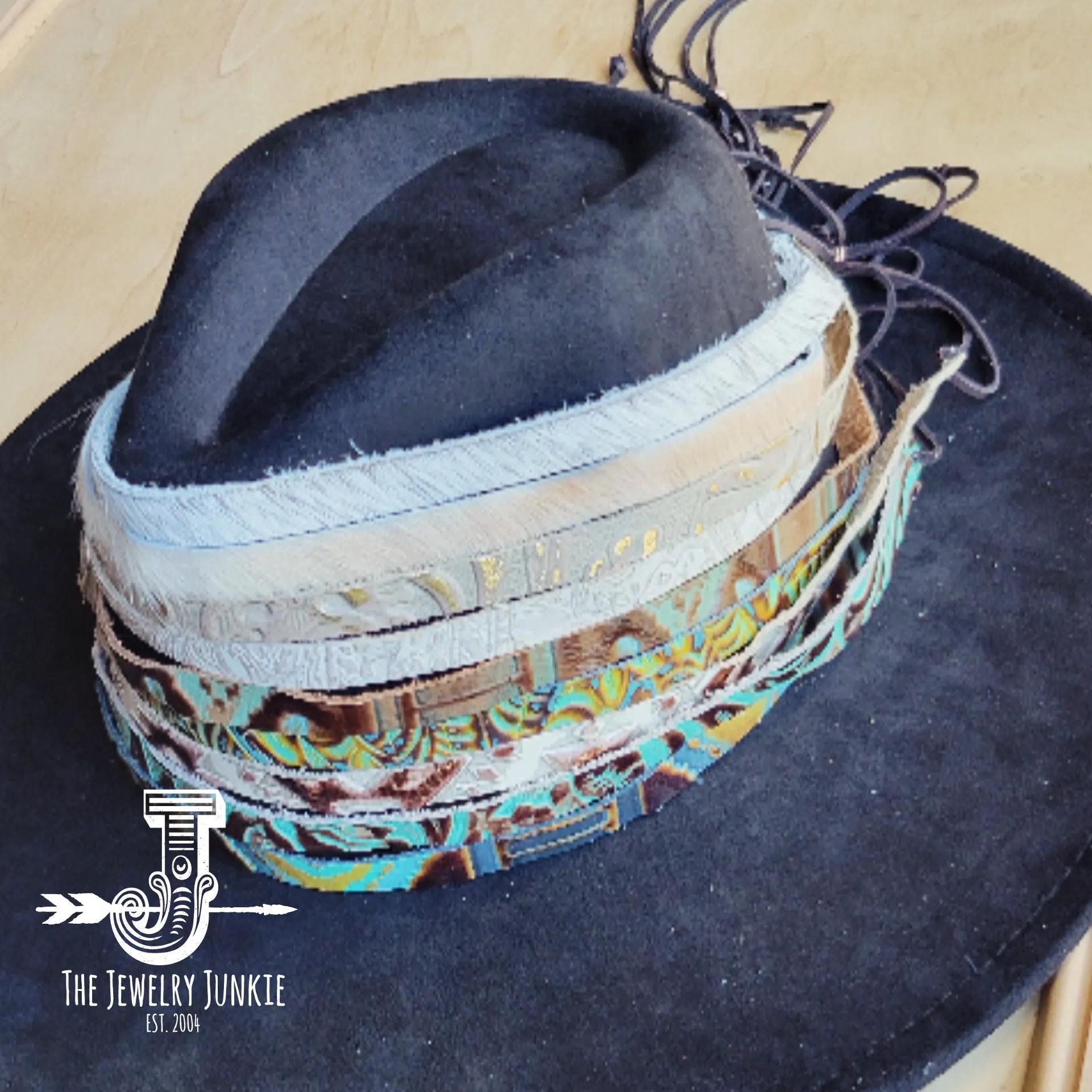 **Sienna Laredo Embossed Leather Hat Band Only 950g