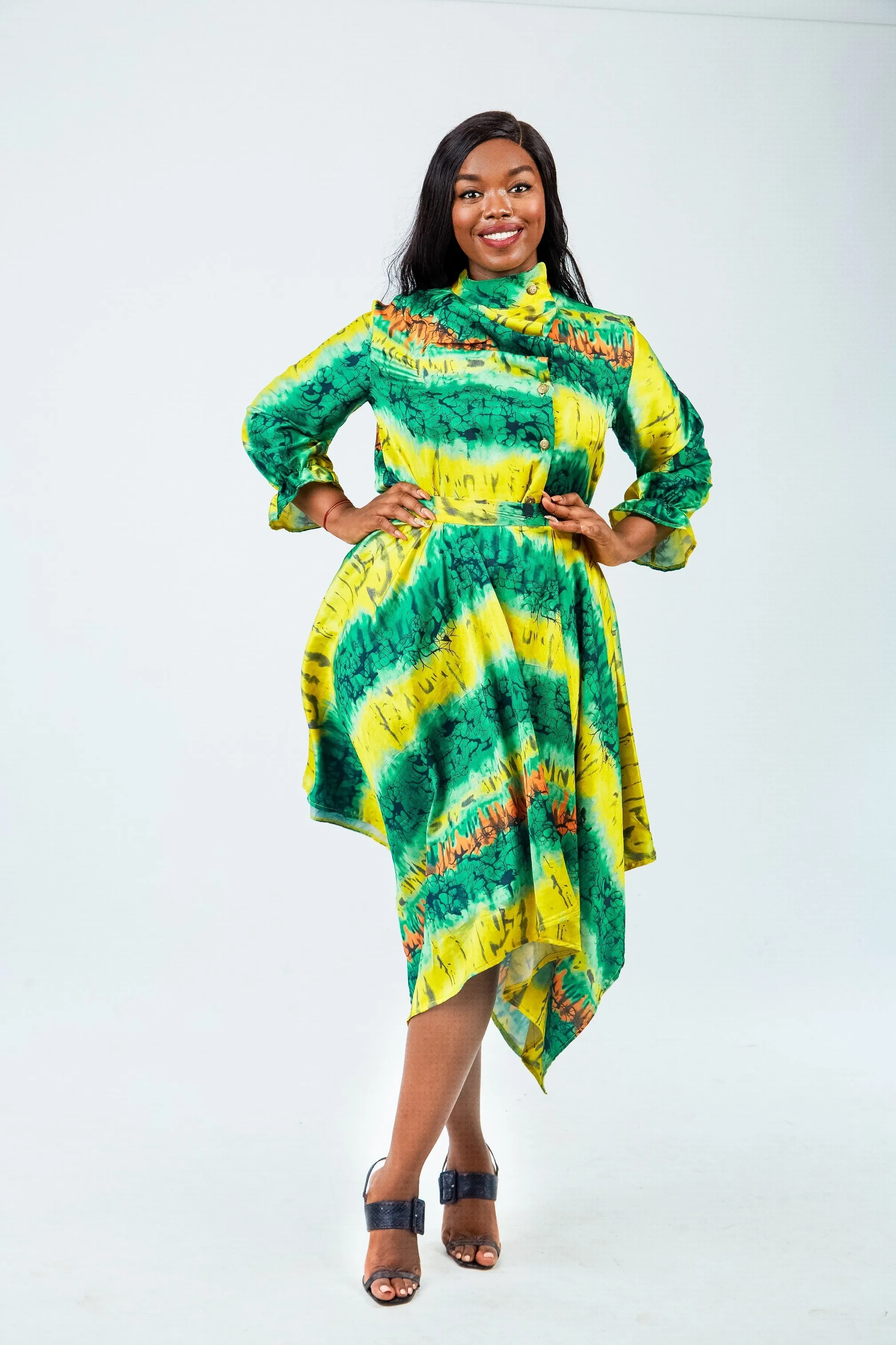 Silk Scarf Skirt Set
