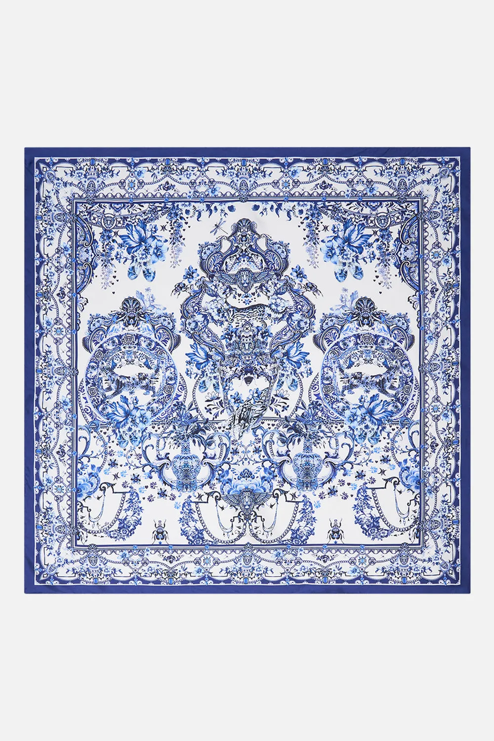 SILK SQUARE SCARF GLAZE AND GRAZE