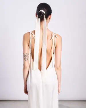SILKY SCARF PIURA OFFWHITE