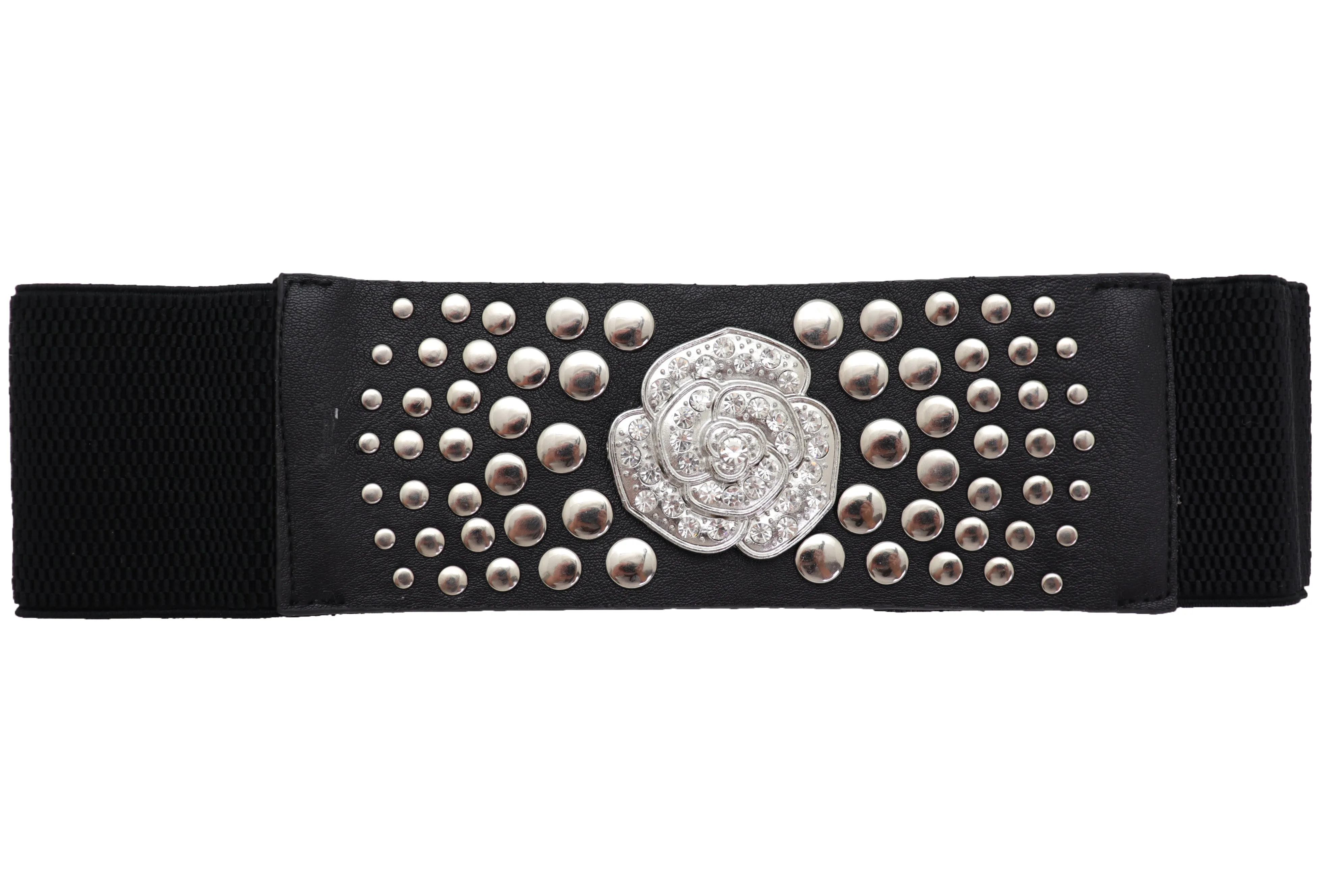 Silver Metal Chain Links Belt Hip Waist Size S M L